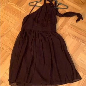 Halter chiffon dress
